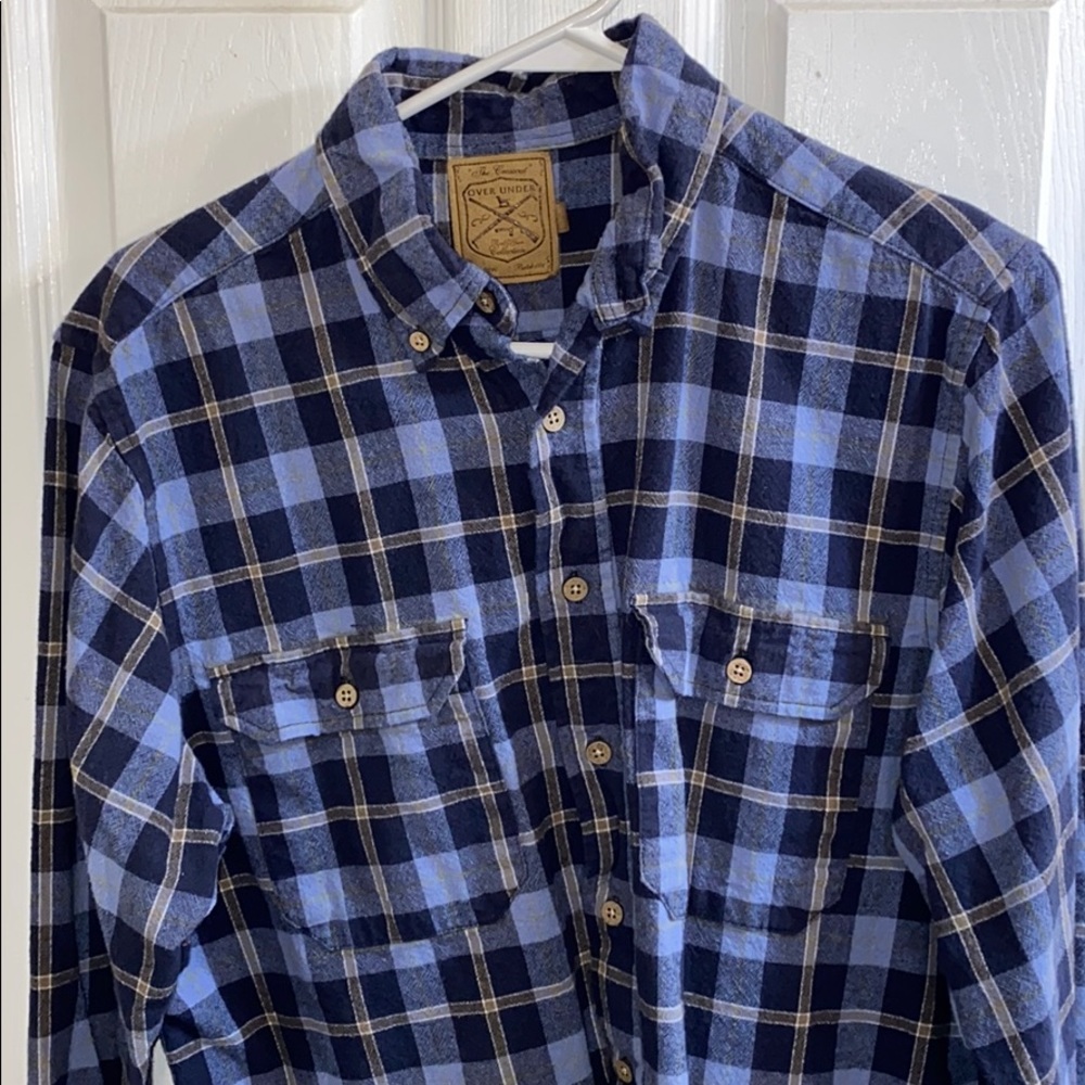 Over under button up